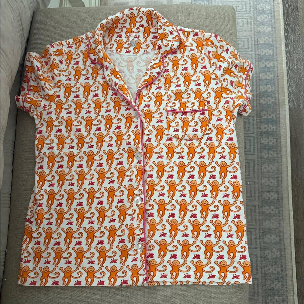 Roller Rabbit Monkey Polo Pajamas